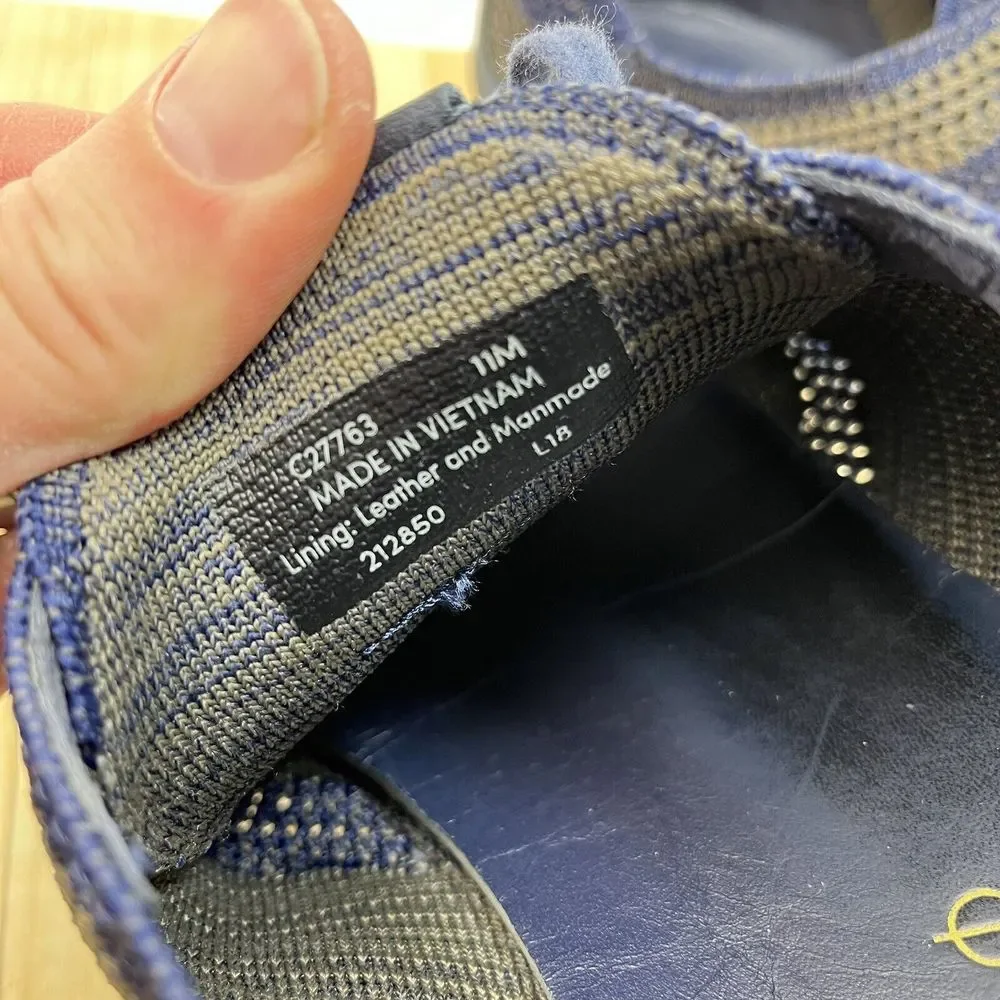 Cole Haan Grandpro Runner Stitchlite Shoes Mens Size 11 M Knit Navy Blue C27763